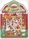 Opakovane použiteľné nálepky Farm Animals Melissa a Doug 52 ks