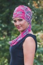 AMELIA CHIFFON MOUSSELINE SCARF LIDIA turbany