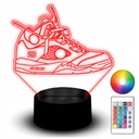 LED NOČNÁ LAMPA NIKE AIR JORDAN 5 OFF WHITE STREETWEAR SHOE 3D SOCHA