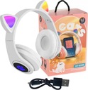 SLÚCHADLÁ PRE DETI LED RGB Bluetooth CAT EARS