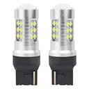 LED žiarovky AMIO W21W T20d 12/24V 6,2W canbus