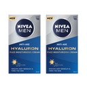 NIVEA MEN Hyaluron krém proti vráskam 2 ks.