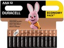 Duracell AAA / LR3 základné alkalické batérie 12 ks