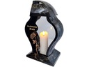 GLOW BROTHER FAR GOLD BLACK MARBLE + LED SVIEČKA