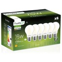 6x E27 LED žiarovka 8W = 75W 1055lm 4000K Neutrálna Biela MLIEKO FILAMENT