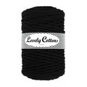 Pletená šnúra 3mm Lovely Cotton 200m Čierna