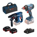 BOSCH KIT GBH180LI+GDX180LI+GBA18V 2*4,0AH