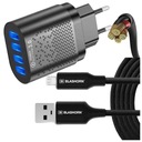 RÝCHLA NABÍJAČKA 4USB QC NAPÁJACÍ ZDROJ 1,8M MIKRO KÁBEL