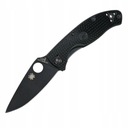 Ľahký skladací nôž Tenacious Black Spyderco