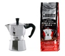 Bialetti Set Moka Express 3tz + káva Perfetto