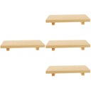 Sushi tanier Bamboo Mat Ship Board 4 ks