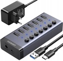 UGREEN USB HUB ACTIVE 7x USB 3.0 napájanie 12V 2A