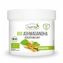 Ashwagandha BIO Mletý ženšen Adaptogén na pamäť proti stresu Natura 130g NatVita