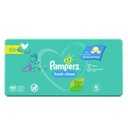 PAMPERS FRESH CLEAN VLHČENÉ Utierky 6x80