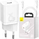 BASEUS USB-C NABÍJAČKA PD NAPÁJANIE QC 25W + KÁBEL TYP-C 3A