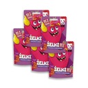 BeRaw Kids Malinové želé s chrumkami 5 x 35 g