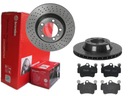 BREMBO ZADNÉ KOTOUČE, DESTIČKY, PORSCHE 911 997 330MM