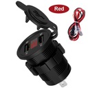 12V/24V auto 2 USB zásuvka napájacia zástrčka