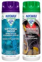 NIKWAX TECH WASH + SOFT SHELL PROOF SET 2X300ml