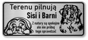 Attention Dog Plaque Labrador a Bernský salašnícky pes