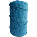 BAVLNA macrame STRING 5mm 100m modrá