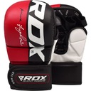 MMA RUKAVICE RDX T6 SPARRING ČERVENÉ L