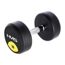 DUMBELL 16 KG pogumovaný na cvičenie Pro HMS 24-48H