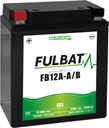 Fulbat YB12A-A/B batéria 12,6Ah 155A NÁHRADNÁ YUASA VARTA EXIDE