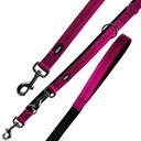 Ľahké vodítko pre psov Nobby Soft Grip 2m Fuchsia M/L