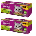 WHISKAS MIX príchutí želé krmivo pre mačky 80x85g