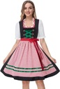 Kostým v národnom štýle, bavorský tradičný dirndl, šaty na Oktoberfest L