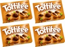 Čokoláda Toffifee Storck, lieskové orechy v karamelovej krabičke, 125 g x 4