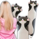 Long Kitten Mascot Vankúš Plyšová mačka PRE DETI Veľký darček 70cm XXL