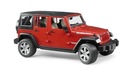 Bruder 02525 Jeep Wrangler Rubicon Red