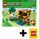 SET LEGO MINECRAFT VČELÍ ÚĽ 21241 + DARČEKOVÁ TAŠKA