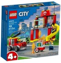 LEGO City Hasičská stanica a hasičské auto 60375