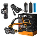 NEO NABÍJACIA/BATTEROVÁ SVETLOMETLA USB 2000lm DOSAH HLAVY 200m 99-029