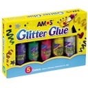 AMOS DEKORATÍVNE GLITRKY S GLITROM 5 farieb 120ml