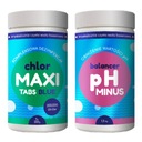 CHLOR MAXI TABS BLUE + pH BALANCER MÍNUS Fast Blue Professional