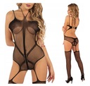 Bodystocking zo sieťoviny – LivCo Corsetti Silvem S-L (univerzálne)