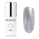 9880-7 NEONAIL BASE Glitter Effect STRIEBORNÝ TWINKLE