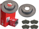 BREMBO PREDNÉ DISKY, DLOŽKY, VW GOLF III PASSAT B4