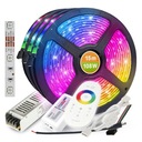 SET RGB multi LED pásik 15m + napájací zdroj na diaľkové ovládanie Vysokokvalitné produkty