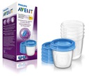 PHILIPS AVENT 5x 180ml NÁDOBA NA MLIEČKO SÚPRAVA VEKA SCF619/05