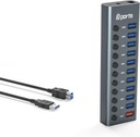 HUB 11-PORT LB PARTS USB 3.0 ACTIVE + NAPÁJANIE