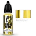 Chrome Paint Gold 17ml - farba so zrkadlovým efektom