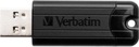 Pendrive Verbatim PinStripe 128 GB