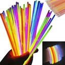 100x NÁRAMKY GLOW STICKS Čelenky svietiace