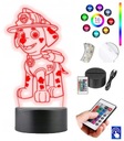 Stolná lampa Paw Patrol Marshall LED PLEXIDO