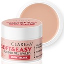 CLARESA stavebný gél Soft&Easy gél Light Beige 90g